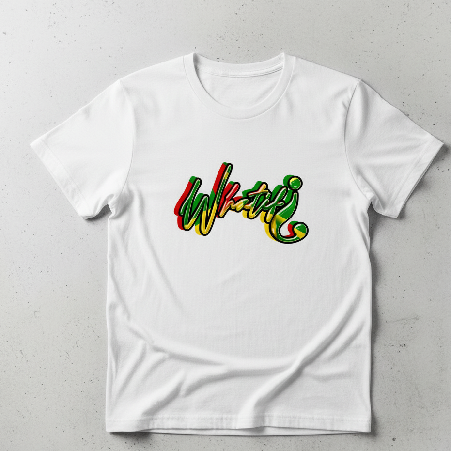 Green Yellow and Red What If T Shirt